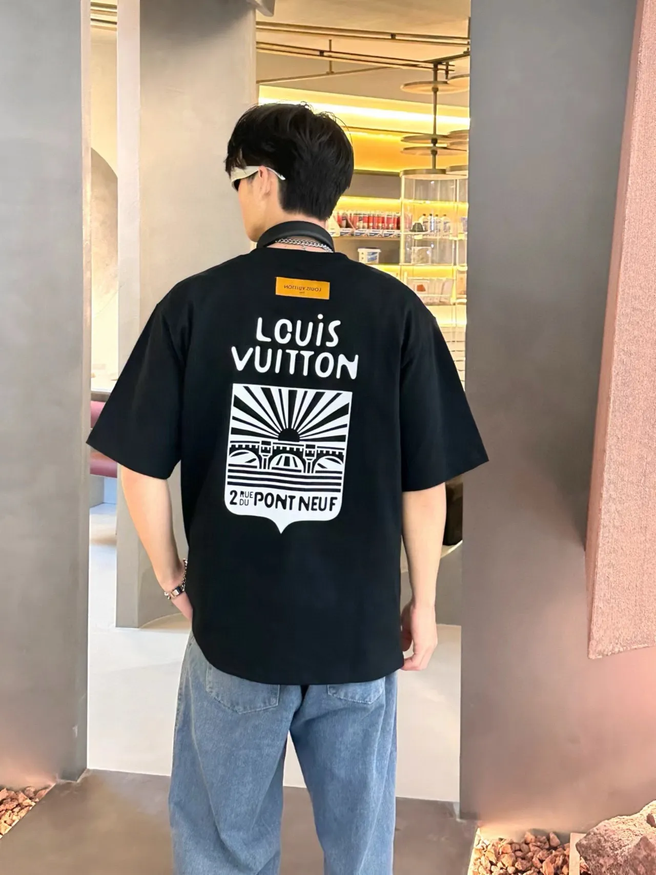 Louis Vuitton/Louis Vuitton Fei Dong’s first show limited printed short-sleeves